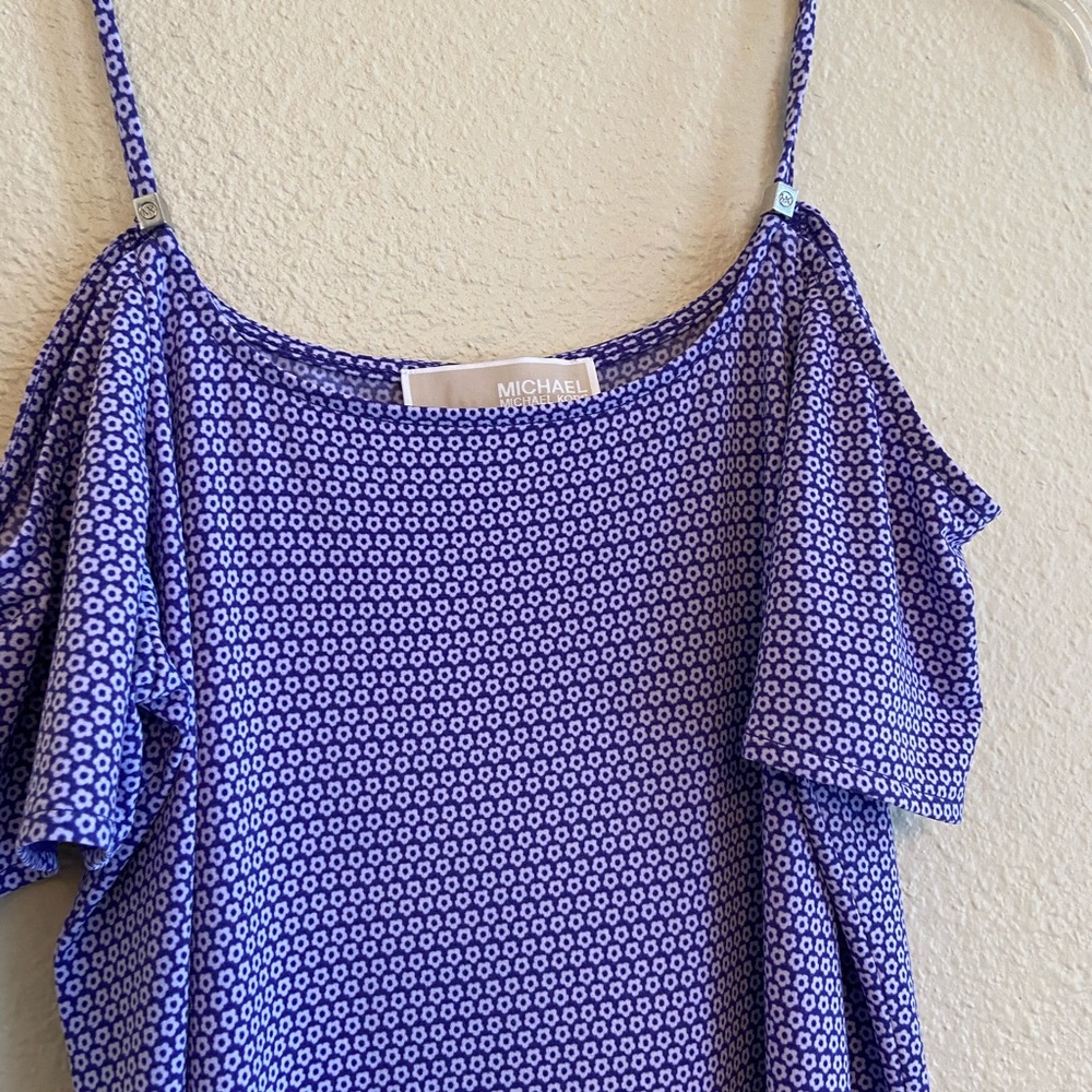 Michael Kors Purple and white Dress